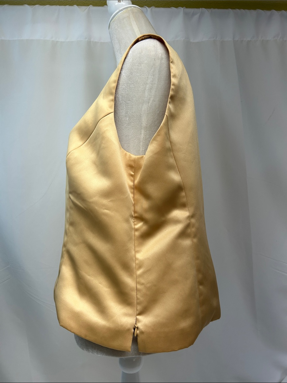 Coldwater Creek Black Jacket with Gold Beaded Embroidery & Matching Top Size 16 - Picture 7 of 12